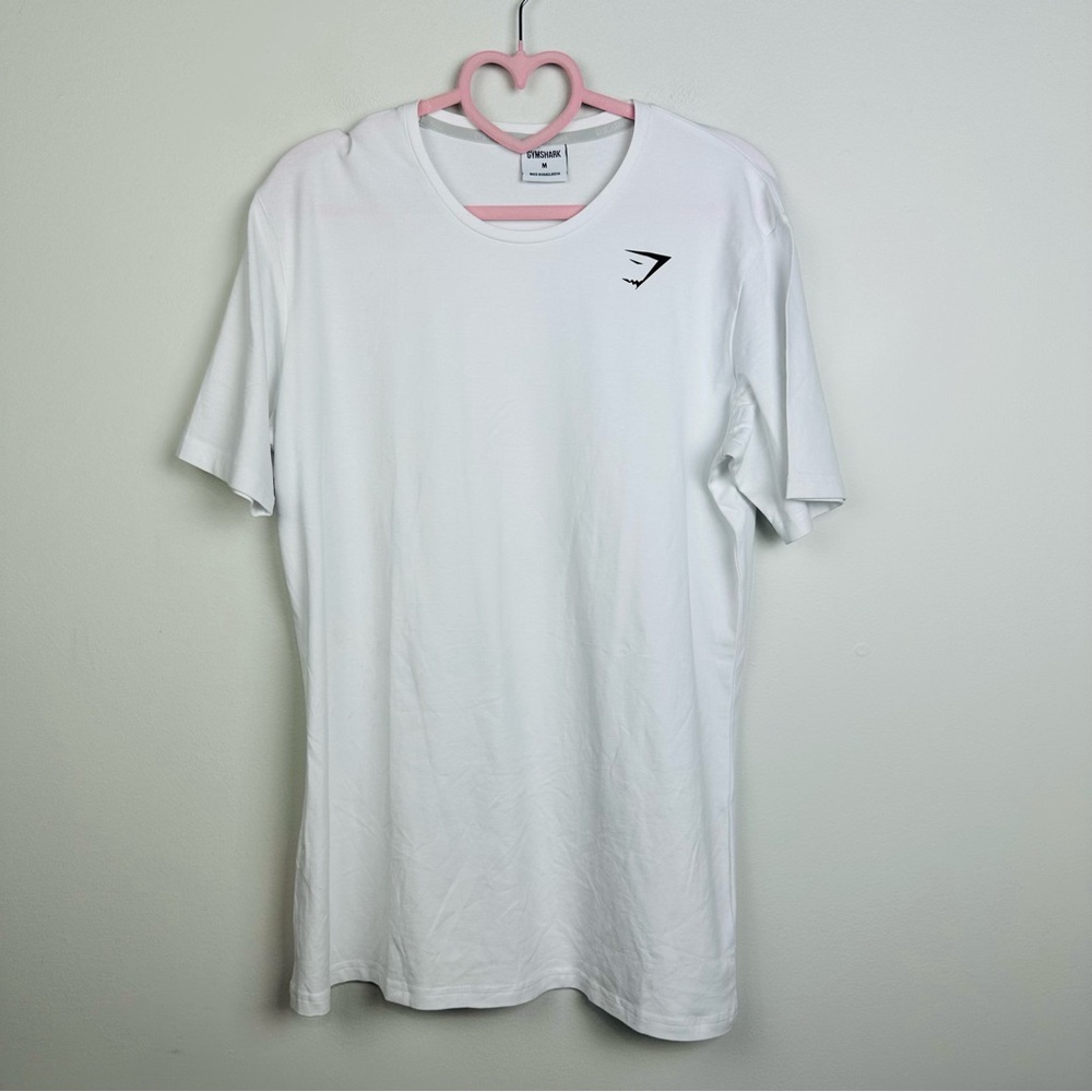 Gymshark White Short Sleeve Tee Size Medium